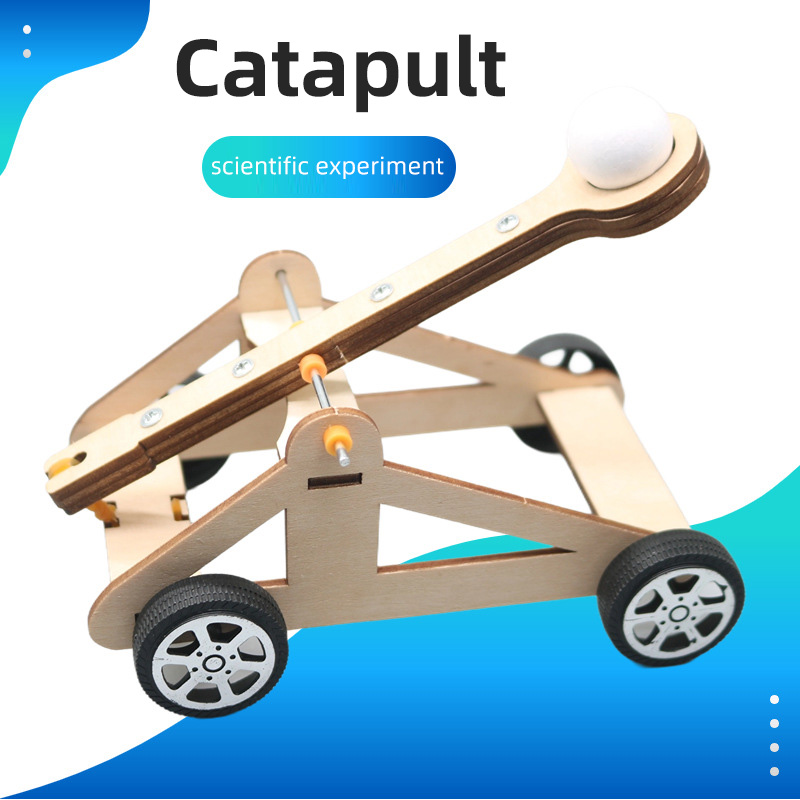 Science Project - Diy catapulta brinquedo diy kit de