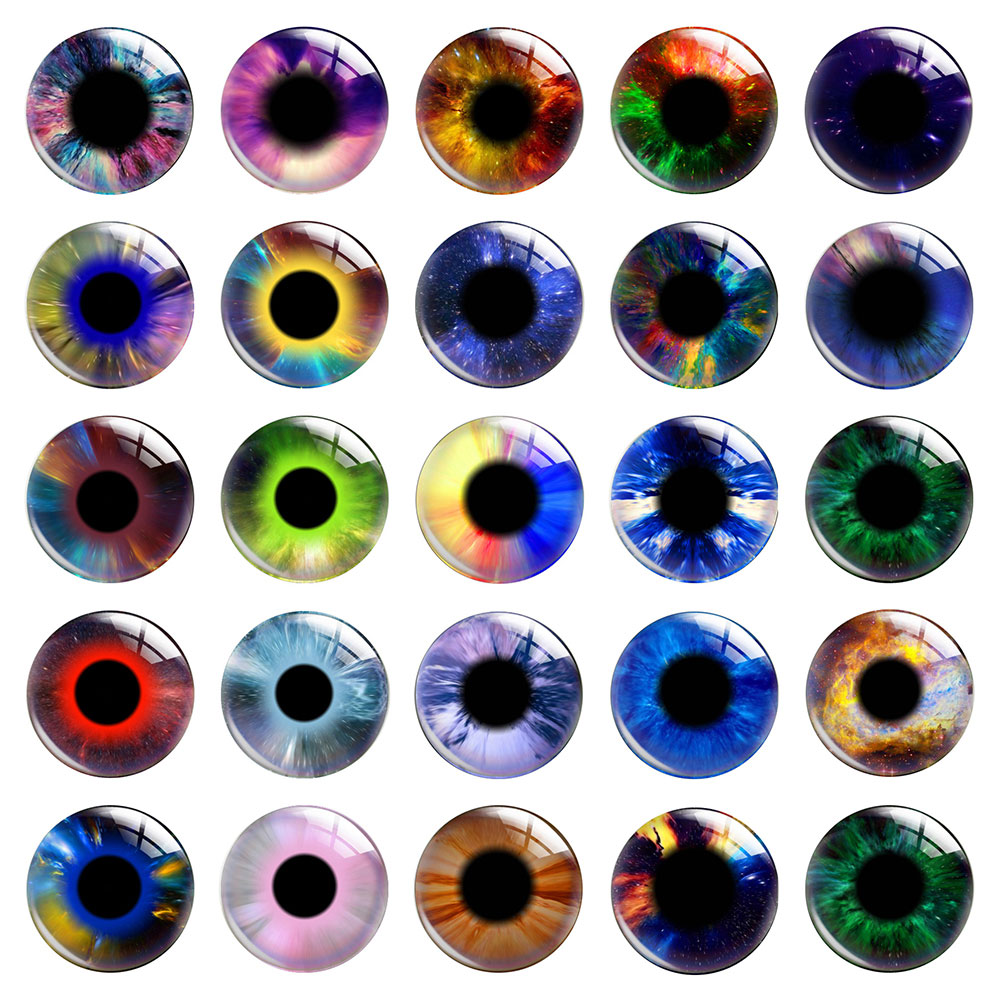 Science Toy - Cabochão de Vidro Redondo com Fundo