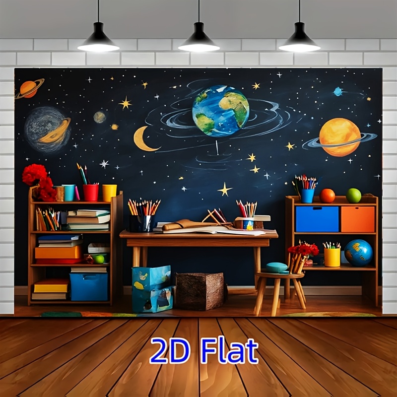 Mural de Astronomia em Lona pa - Science Nursery avaliação e preço