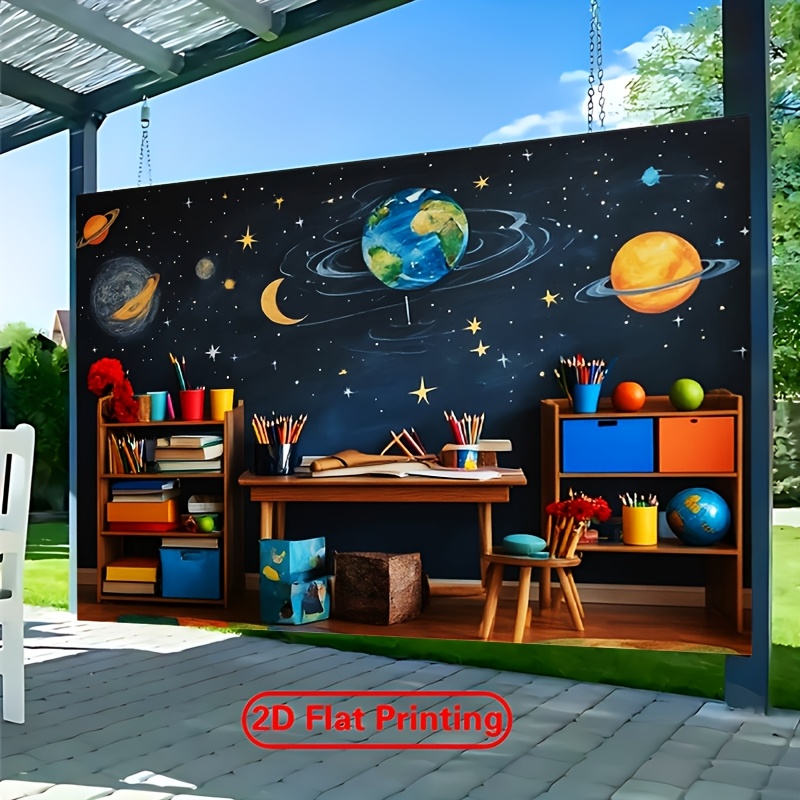 Mural de Astronomia em Lona pa - Science Nursery avaliação e preço