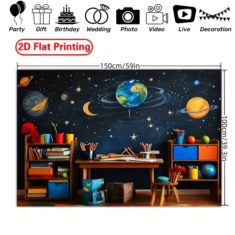 Mural de Astronomia em Lona pa - Science Nursery avaliação e preço