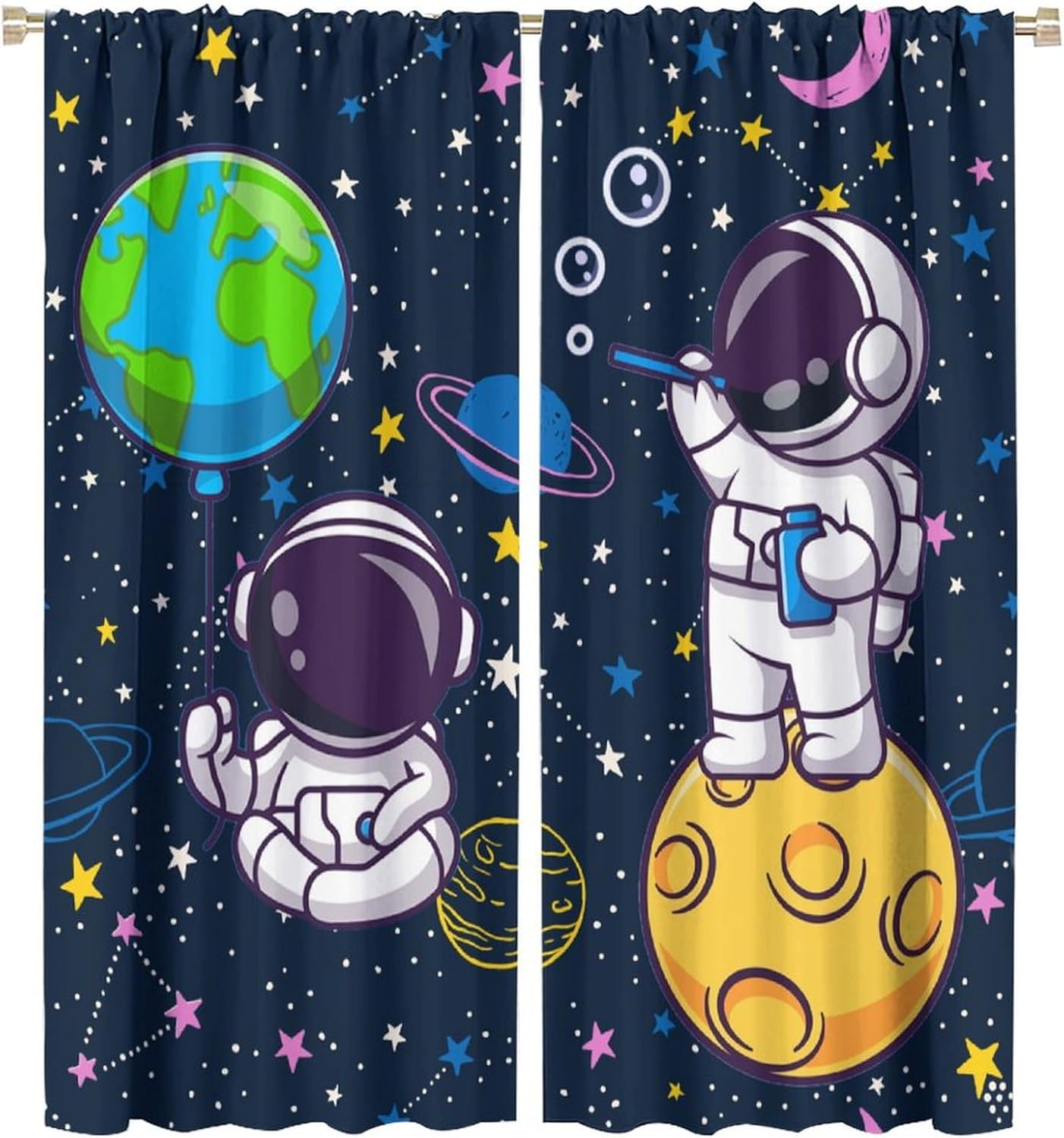 Cortina de Astronauta Espacial - Science Nursery avaliação e preço