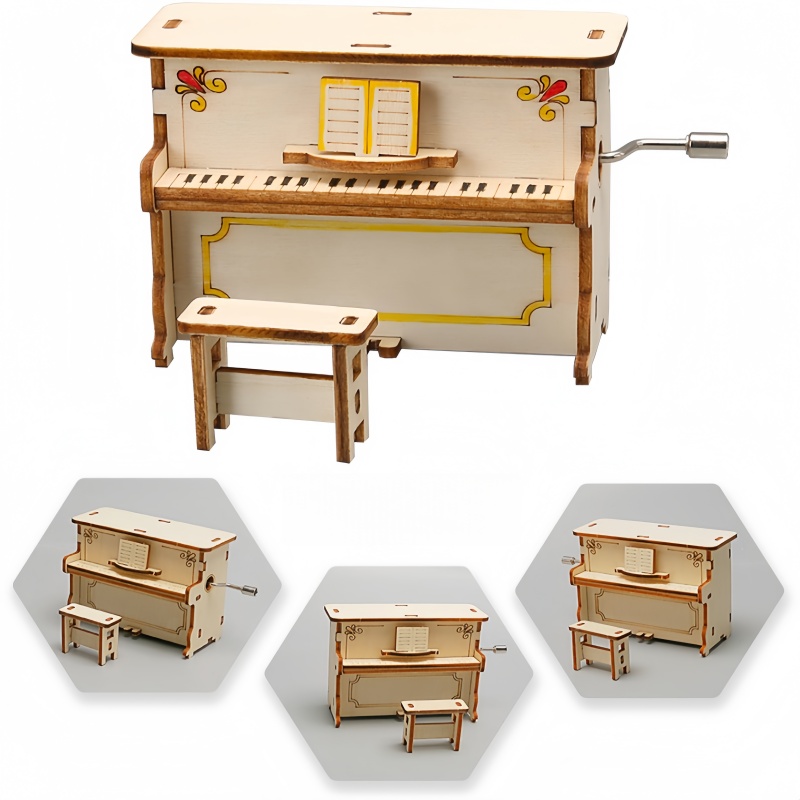 Piano Infantil DIY com Manivel - Science Max avaliação e preço