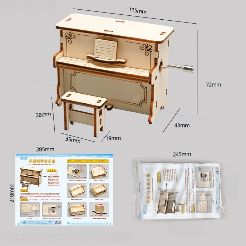 Piano Infantil DIY com Manivel - Science Max avaliação e preço